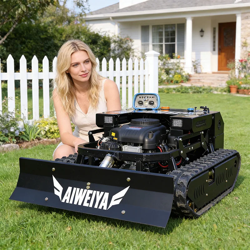 Customized Hot selling remote-controlled lawn mower Latest 900mm Cut Grass Crawler Lawn Mower Zero Turn Mowe Lawn Mowers
Customized Hot selling remote-controlled lawn mower Latest 900mm Cut Grass Crawler Lawn Mower Zero Turn Mowe Lawn Mowers