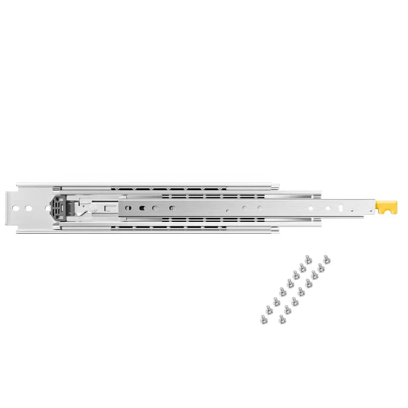 1 Pair Full Extension Drawer Slides 500 lbs Load Capacity Locking Drawer Slides Ball Bearing with Lock Side Mount Rail
1 Pair Full Extension Drawer Slides 500 lbs Load Capacity Locking Drawer Slides Ball Bearing with Lock Side Mount Rail