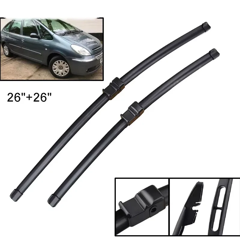 Wiper Front Wiper Blades Set For Citroen Xsara Picasso 2005 - 2010 Windshield Windscreen Window Brushes 26"26"
Wiper Front Wiper Blades Set For Citroen Xsara Picasso 2005 - 2010 Windshield Windscreen Window Brushes 26"26"
