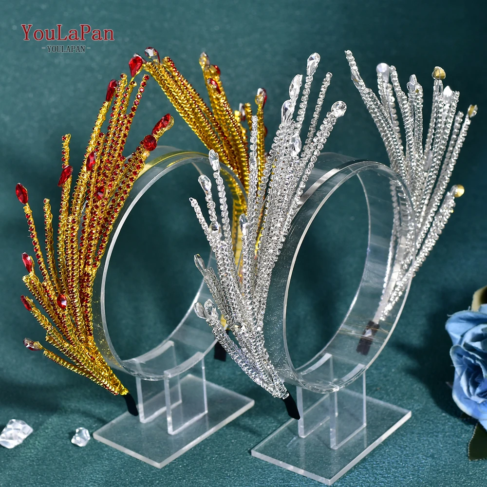 YouLaPan Luxury Bride Rhinestone Crown Wedding Elegant Headpieces Women Hair Accessories Party Hair Hoop Handmade Tiara HP849
YouLaPan Luxury Bride Rhinestone Crown Wedding Elegant Headpieces Women Hair Accessories Party Hair Hoop Handmade Tiara HP849