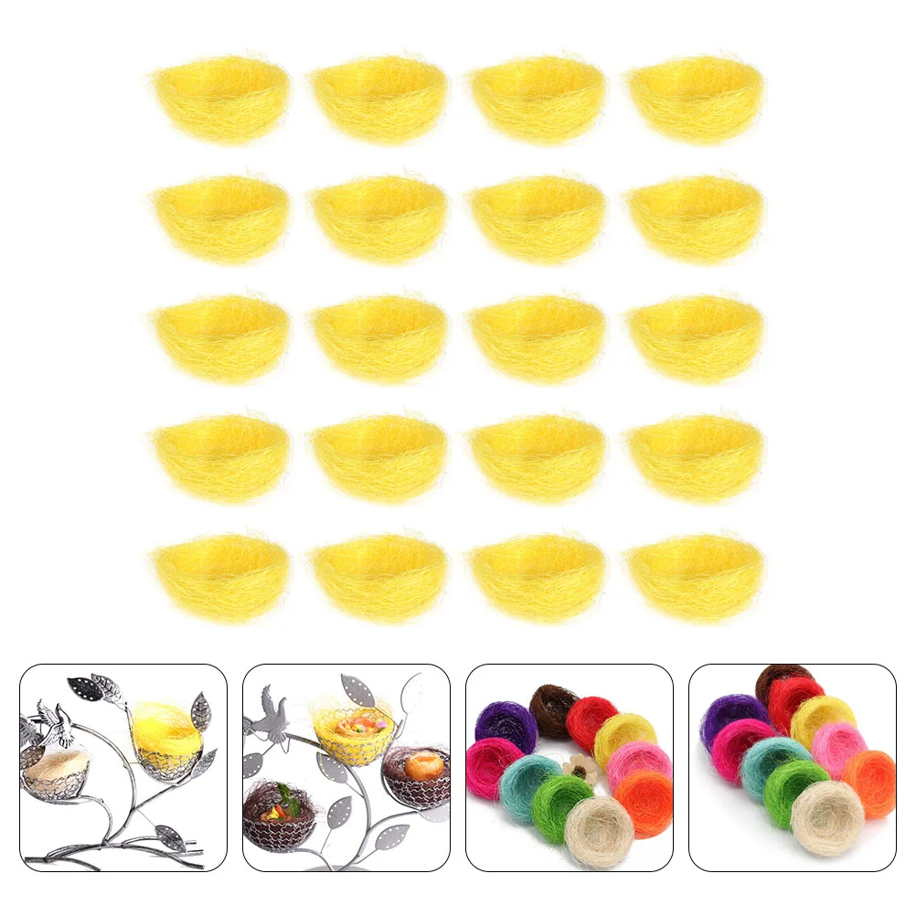 20 Pcs Bird's Nest Plate Decoration Decorations Artificial Balcony Ornaments Statue Nests Fake Silk Thread Home
20 Pcs Bird's Nest Plate Decoration Decorations Artificial Balcony Ornaments Statue Nests Fake Silk Thread Home