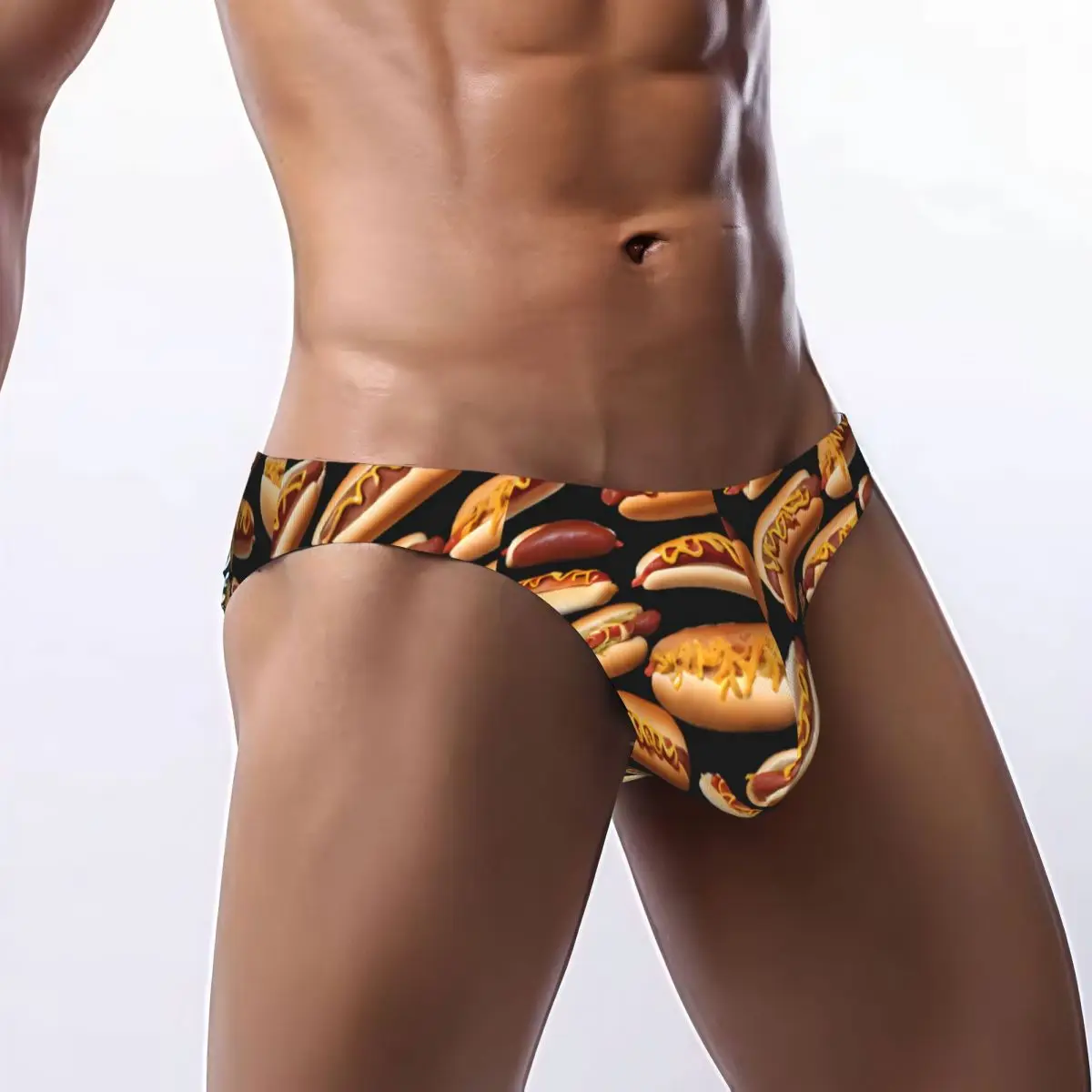 Men's Briefs Sexy Underpants Fun Food Hot Dogs Bikini Underwear Men Panties
Men's Briefs Sexy Underpants Fun Food Hot Dogs Bikini Underwear Men Panties