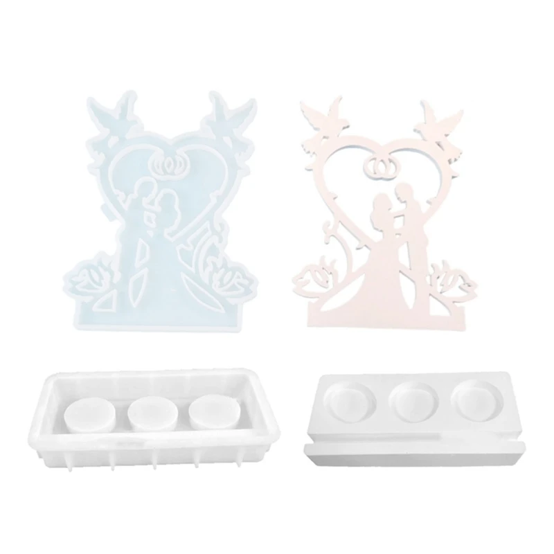 Artistic Candlestick Holder Silicone Molds Set Handmade Holder Creation Silicone Molds Santa Sign Insert N2UE
Artistic Candlestick Holder Silicone Molds Set Handmade Holder Creation Silicone Molds Santa Sign Insert N2UE