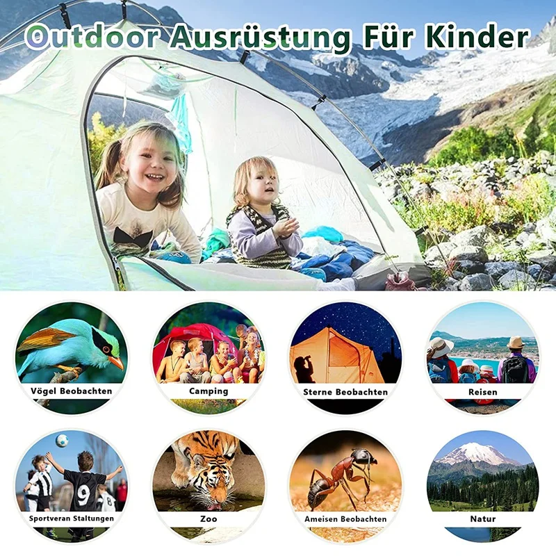 Binoculars For Kids High-Resolution 8X21 Small Compact Toy Binoculars For Bird Watching Hiking Camping Exploration
Binoculars For Kids High-Resolution 8X21 Small Compact Toy Binoculars For Bird Watching Hiking Camping Exploration