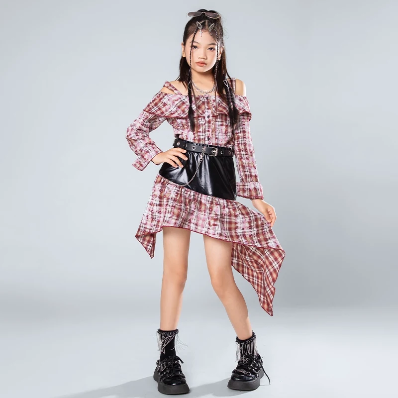 Детский костюм для джазового танца для девочек, сценический наряд Kpop, модная юбка со сращиванием, детская одежда для выступлений, повседневная уличная одежда, новинка 1273
Детский костюм для джазового танца для девочек, сценический наряд Kpop, модная юбка со сращиванием, детская одежда для выступлений, повседневная уличная одежда, новинка 1273