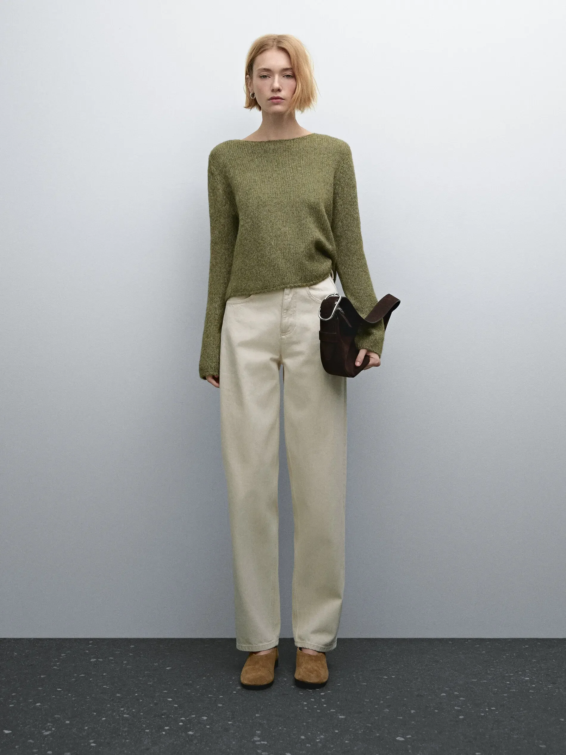 Ethereal costume 2025 massidutti spring new style of Casual lazy soft waxy short version crew-neck sweater long sleeve sweater
Ethereal costume 2025 massidutti spring new style of Casual lazy soft waxy short version crew-neck sweater long sleeve sweater