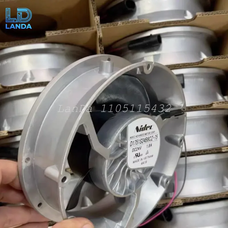 FOR NIDEC 100% Brand New and Original Cooling Fan D1751S24B6CZ-75
FOR NIDEC 100% Brand New and Original Cooling Fan D1751S24B6CZ-75
