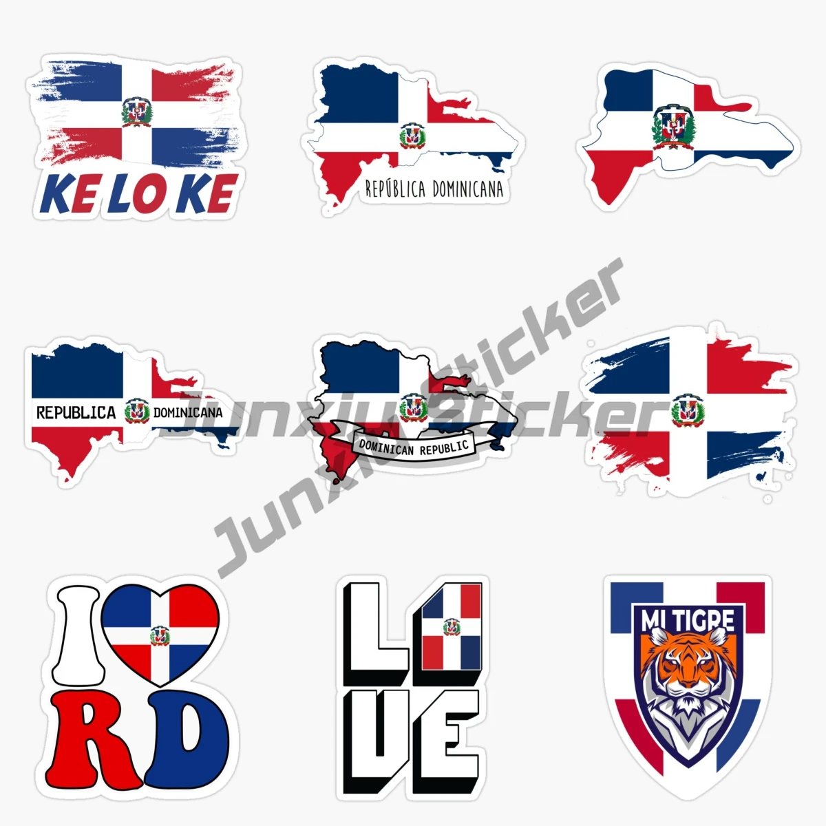 Creative Dominican Republic Flag Map National Emblem Decal Vinyl PVC Suitable for Scooters, Motorcycles, Cars Decal
Creative Dominican Republic Flag Map National Emblem Decal Vinyl PVC Suitable for Scooters, Motorcycles, Cars Decal