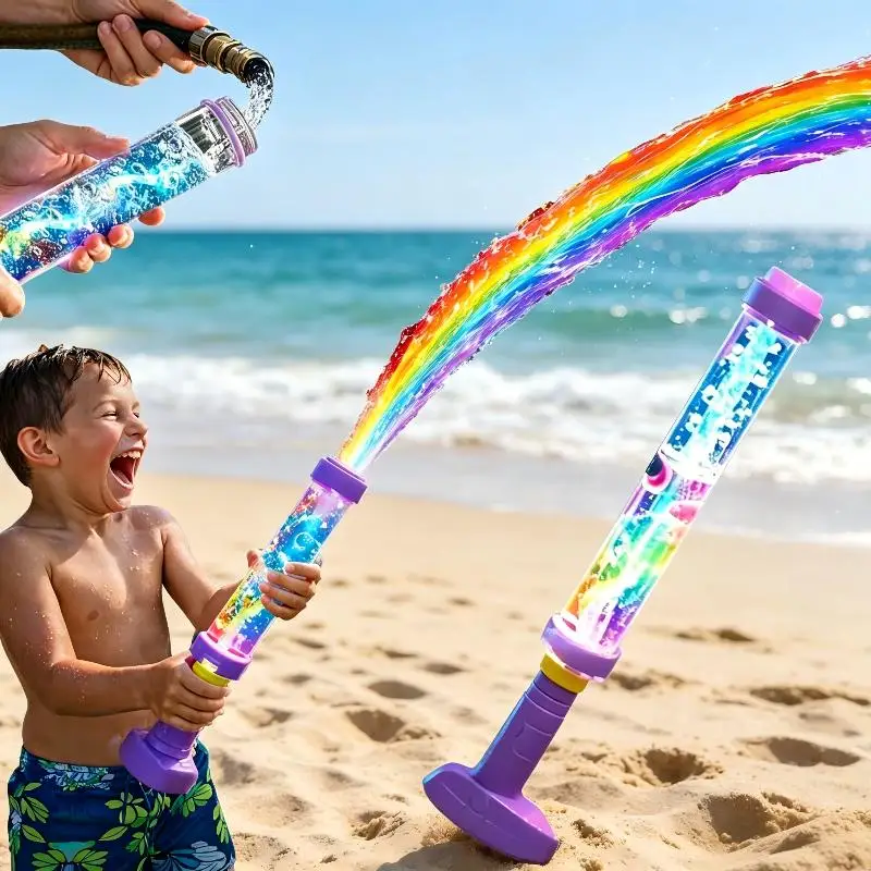 Glowing LED Rainbow Water Blaster Long Shooting Range Water Gun Summer Outdoor Beach Pool Family Activity Toy for All Ages
Glowing LED Rainbow Water Blaster Long Shooting Range Water Gun Summer Outdoor Beach Pool Family Activity Toy for All Ages