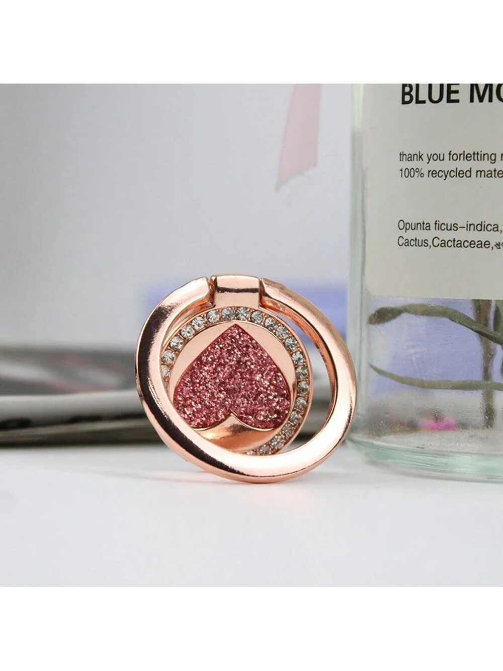 Circular Glittering Heart Metal Ring Buckle Phone Holder, Suitable For Attaching Phone Case Ring Holder For All Mobile Phone
Circular Glittering Heart Metal Ring Buckle Phone Holder, Suitable For Attaching Phone Case Ring Holder For All Mobile Phone