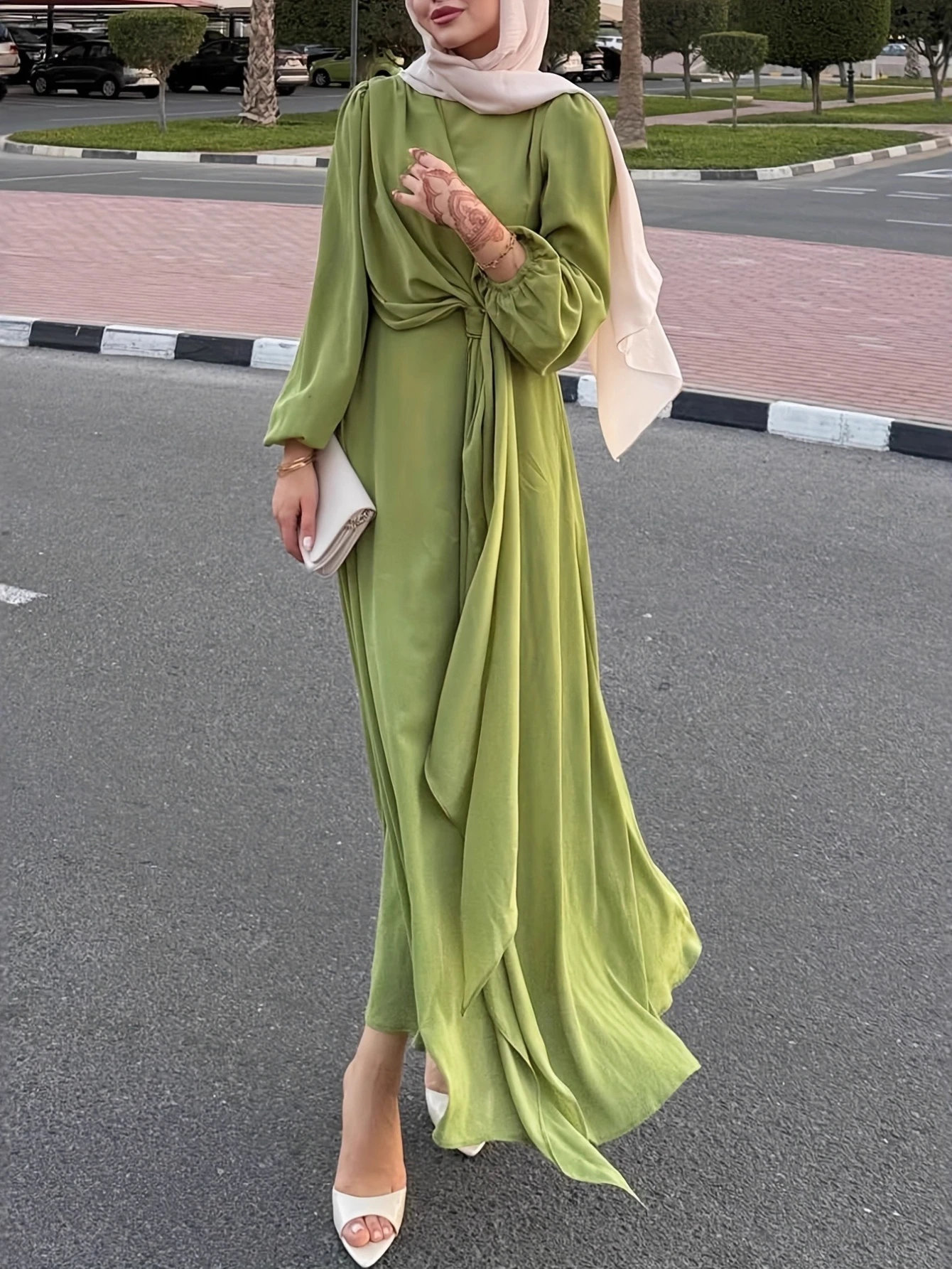 Dubai Modest Dress Women Casual Lace-up Abaya Muslim Dubai Eid Ramadan Jalabiya Dubai Long Robe Morocco Kaftan Vestidos Largos
Dubai Modest Dress Women Casual Lace-up Abaya Muslim Dubai Eid Ramadan Jalabiya Dubai Long Robe Morocco Kaftan Vestidos Largos