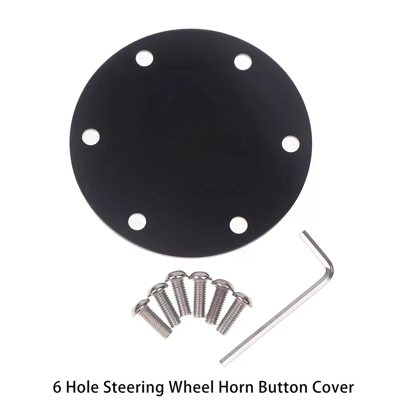 Aluminum 6 Hole Steering Wheel Horn Button Delete Plate Cover 3.35" x 0.06" x 3.35" Auto Accessories Tool
Aluminum 6 Hole Steering Wheel Horn Button Delete Plate Cover 3.35" x 0.06" x 3.35" Auto Accessories Tool
