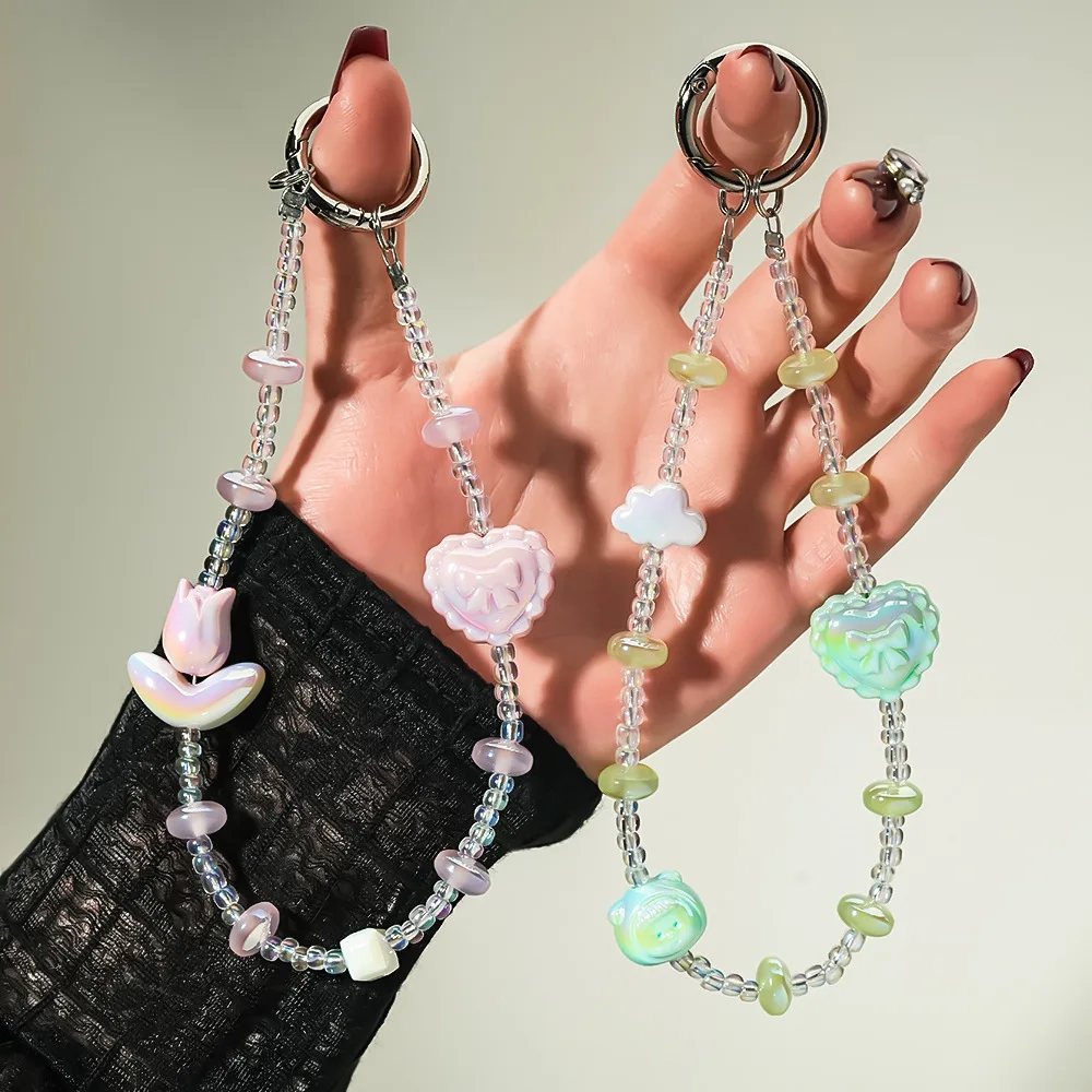 Colorful love bow mobile phone hanging chain, fresh and versatile, anti loss mobile phone pendant decoration
Colorful love bow mobile phone hanging chain, fresh and versatile, anti loss mobile phone pendant decoration