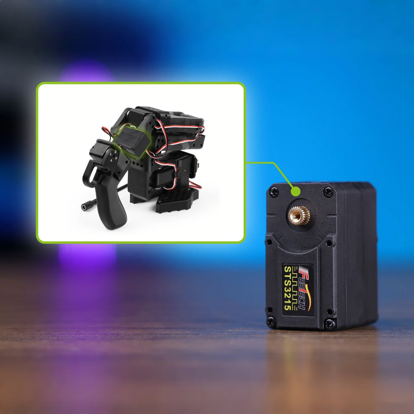 Feetech ST3215 Серводвигатель Serial Smart Bus C001/C044/C046 7,4 В 1:345/1:191/1:147 Передаточное число / C047 12 В 1:345 30 кг для робототехники
Feetech ST3215 Серводвигатель Serial Smart Bus C001/C044/C046 7,4 В 1:345/1:191/1:147 Передаточное число / C047 12 В 1:345 30 кг для робототехники