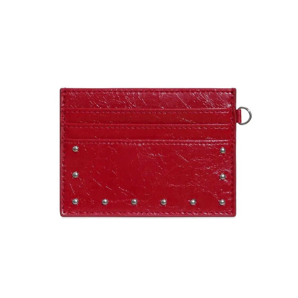 Elegant Ultra Thin Cracked Leather Card Wallet Multiple Slots Mini Size Rivet Card Holder Solid Color PU Coin Purse Student
Elegant Ultra Thin Cracked Leather Card Wallet Multiple Slots Mini Size Rivet Card Holder Solid Color PU Coin Purse Student