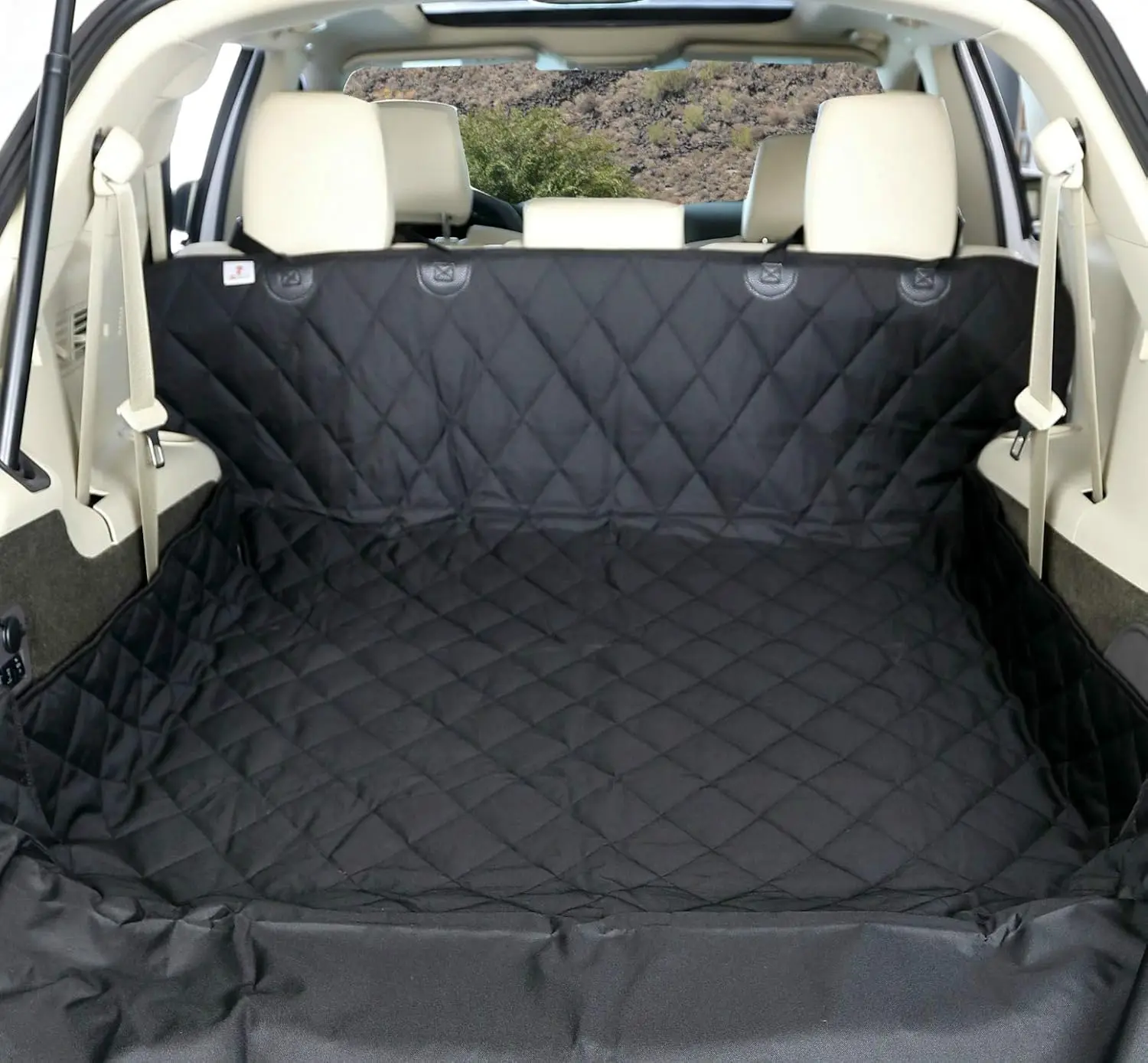 SUV Cargo Liner for Dogs - Waterproof Pet Seat Protector, Heavy-Duty Trunk Cover, Universal Fit Small SUVs
SUV Cargo Liner for Dogs - Waterproof Pet Seat Protector, Heavy-Duty Trunk Cover, Universal Fit Small SUVs