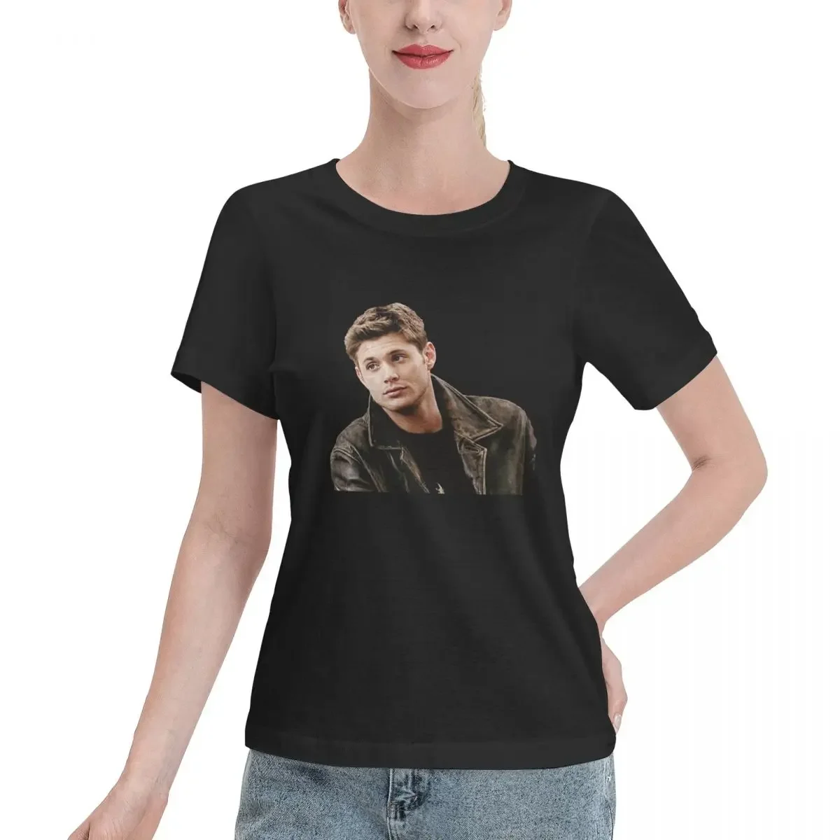 Dean Winchester Supernatural T-Shirt Women Short Sleeve T Shirts Round Neck Clothes Cotton Summer Tees Streetwear
Dean Winchester Supernatural T-Shirt Women Short Sleeve T Shirts Round Neck Clothes Cotton Summer Tees Streetwear