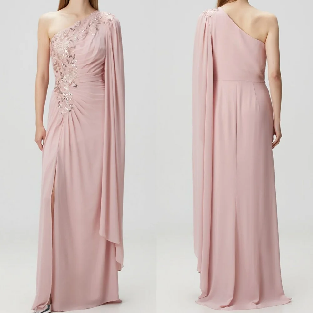 Customized Classic Exquisite Jersey Sequined Pleat A-line One-shoulder Long Dresses Bespoke Occasion Sexy
Customized Classic Exquisite Jersey Sequined Pleat A-line One-shoulder Long Dresses Bespoke Occasion Sexy