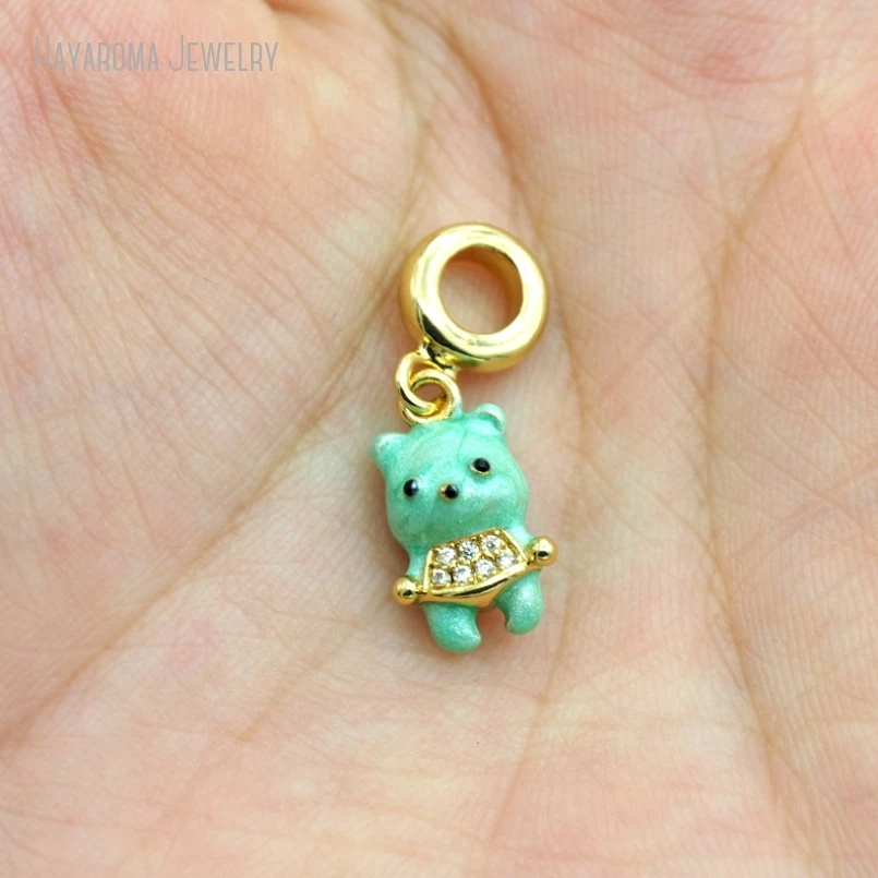 2Pcs Wholesale Invisible Setting Metal Cubic Zirconia Green Copper Pendant Gold Color Jewelry Bear Animal Enamel Charms PM52874
2Pcs Wholesale Invisible Setting Metal Cubic Zirconia Green Copper Pendant Gold Color Jewelry Bear Animal Enamel Charms PM52874