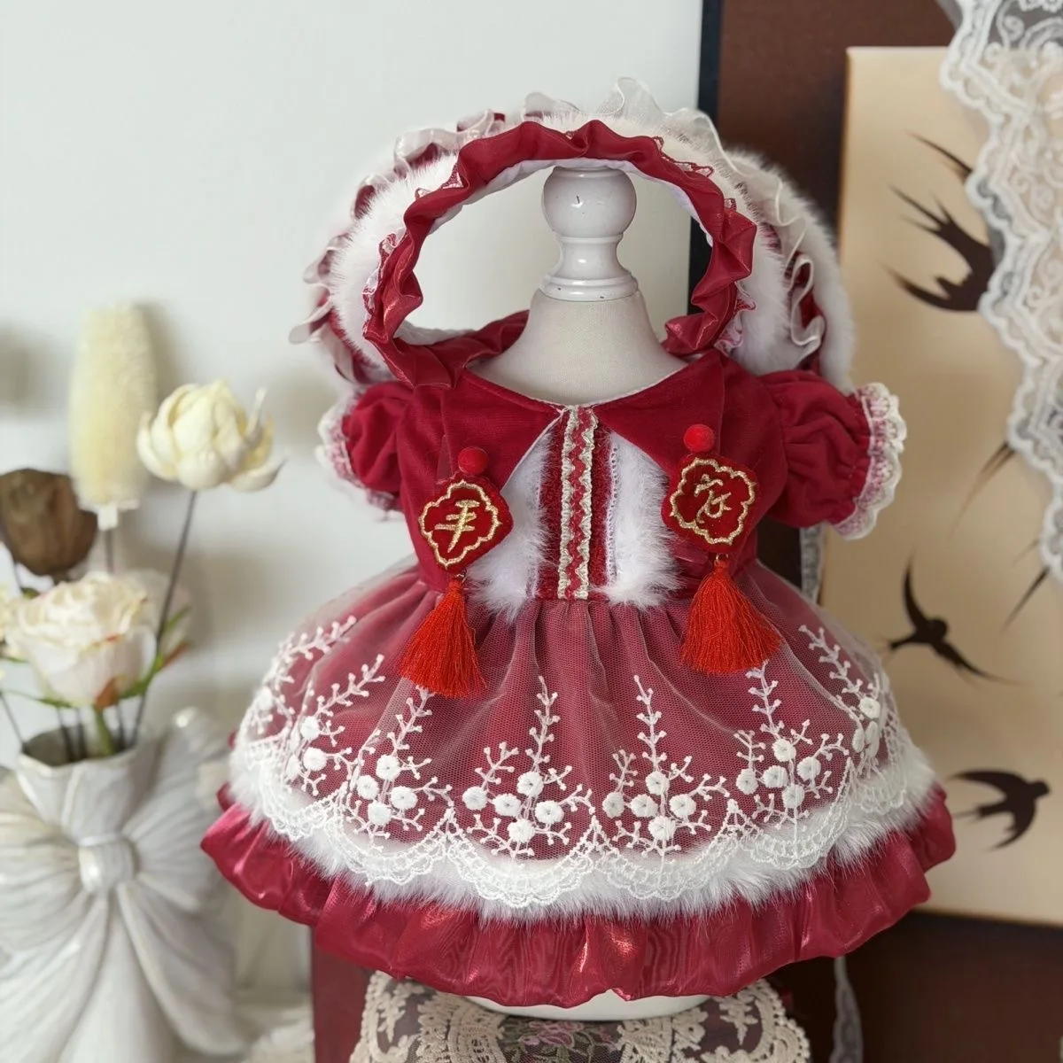 Clothes for 20cm doll red dress 15cm 40cm cotton doll clothes, clothes for labubu 50-55cm doll clothing free shipping
Clothes for 20cm doll red dress 15cm 40cm cotton doll clothes, clothes for labubu 50-55cm doll clothing free shipping