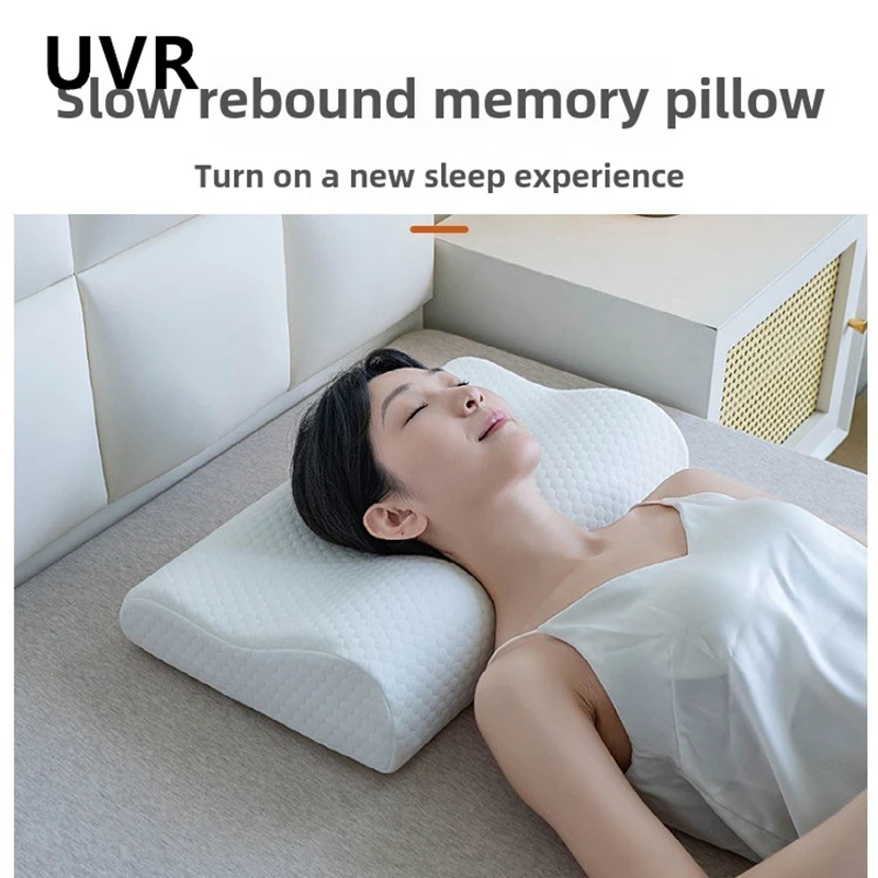 UVR Household Pillow Single Cervical Vertebrae Sleep Pillow Core Slow Rebound Pressure Release Memory Foam Bedroom Pillow
UVR Household Pillow Single Cervical Vertebrae Sleep Pillow Core Slow Rebound Pressure Release Memory Foam Bedroom Pillow