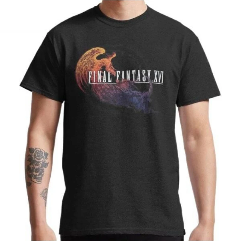 Final Fantasy XVI Gift t shirt for RPG gamer 100% cotton printed tee Men's Short Sleeve Graphic Clothes All size tops S-6XL
Final Fantasy XVI Gift t shirt for RPG gamer 100% cotton printed tee Men's Short Sleeve Graphic Clothes All size tops S-6XL