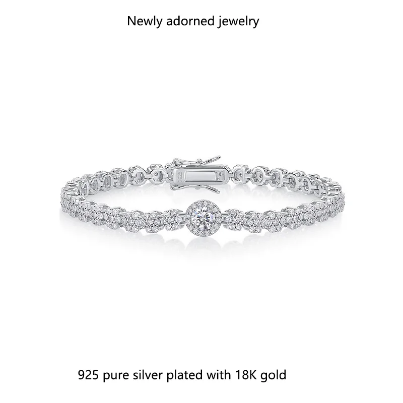 Cross-border best-selling fashionable bracelets in multiple sizes, S925 silver luxury edition, Valentine's Day gift, custom enga
Cross-border best-selling fashionable bracelets in multiple sizes, S925 silver luxury edition, Valentine's Day gift, custom enga