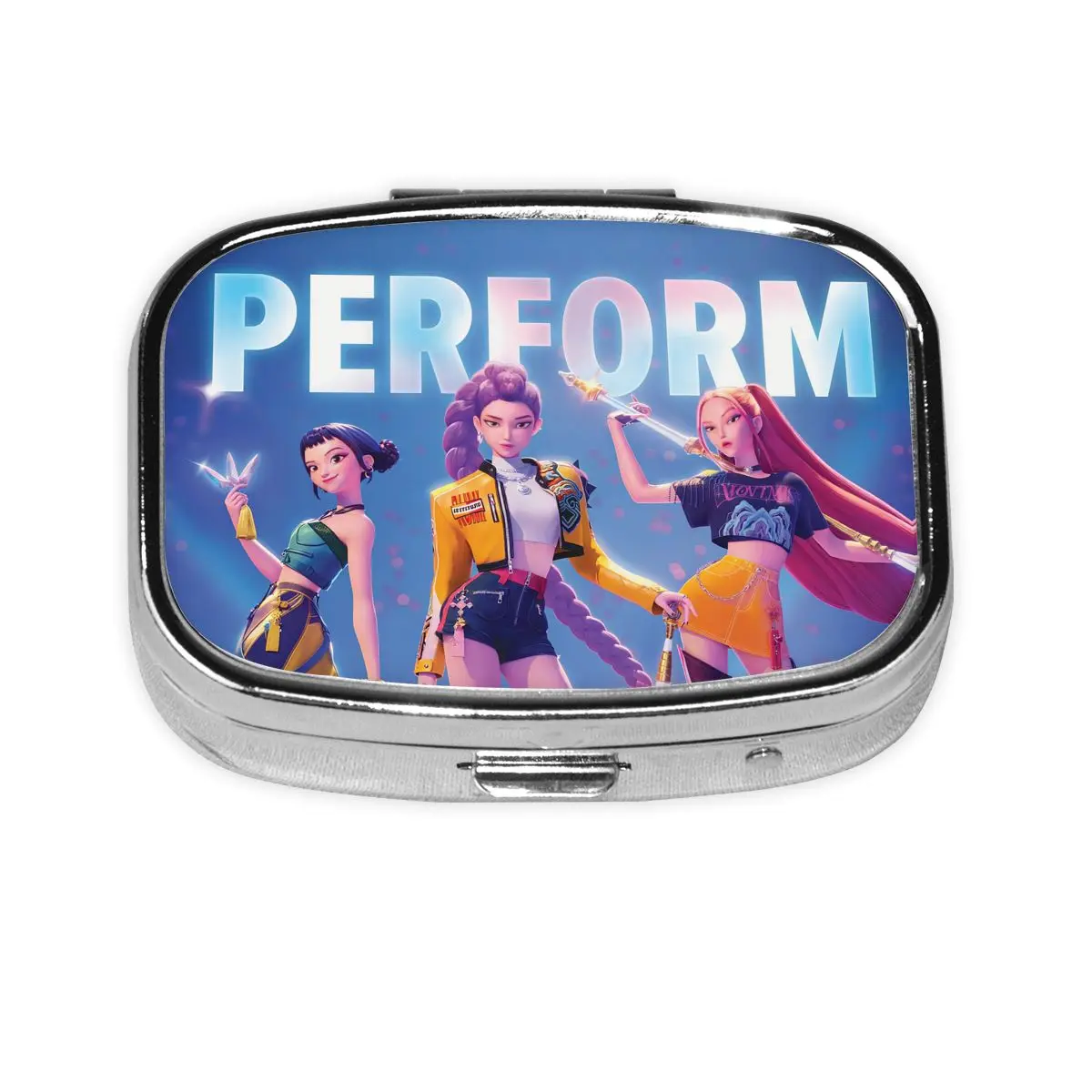 Kpop Demons Hunterses Travel Square Pill Organizer Urban Fantasy Film Medicine Box Pill Box Splitters Storage Box Pockets Purse
Kpop Demons Hunterses Travel Square Pill Organizer Urban Fantasy Film Medicine Box Pill Box Splitters Storage Box Pockets Purse