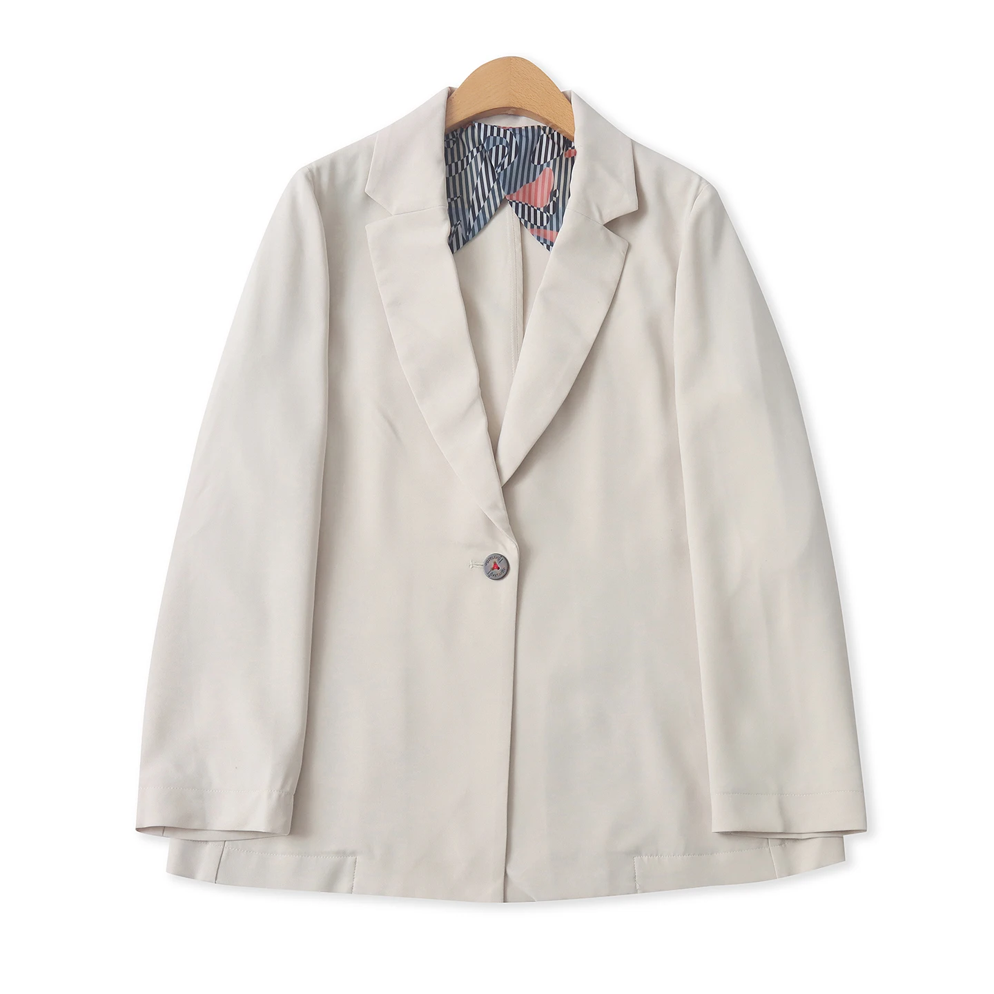 Casual Style One Button Long Sleeve Slimming Suit Jacket for Women Spring New Arrival Versatile Single Button Notch Collar Coat
Casual Style One Button Long Sleeve Slimming Suit Jacket for Women Spring New Arrival Versatile Single Button Notch Collar Coat
