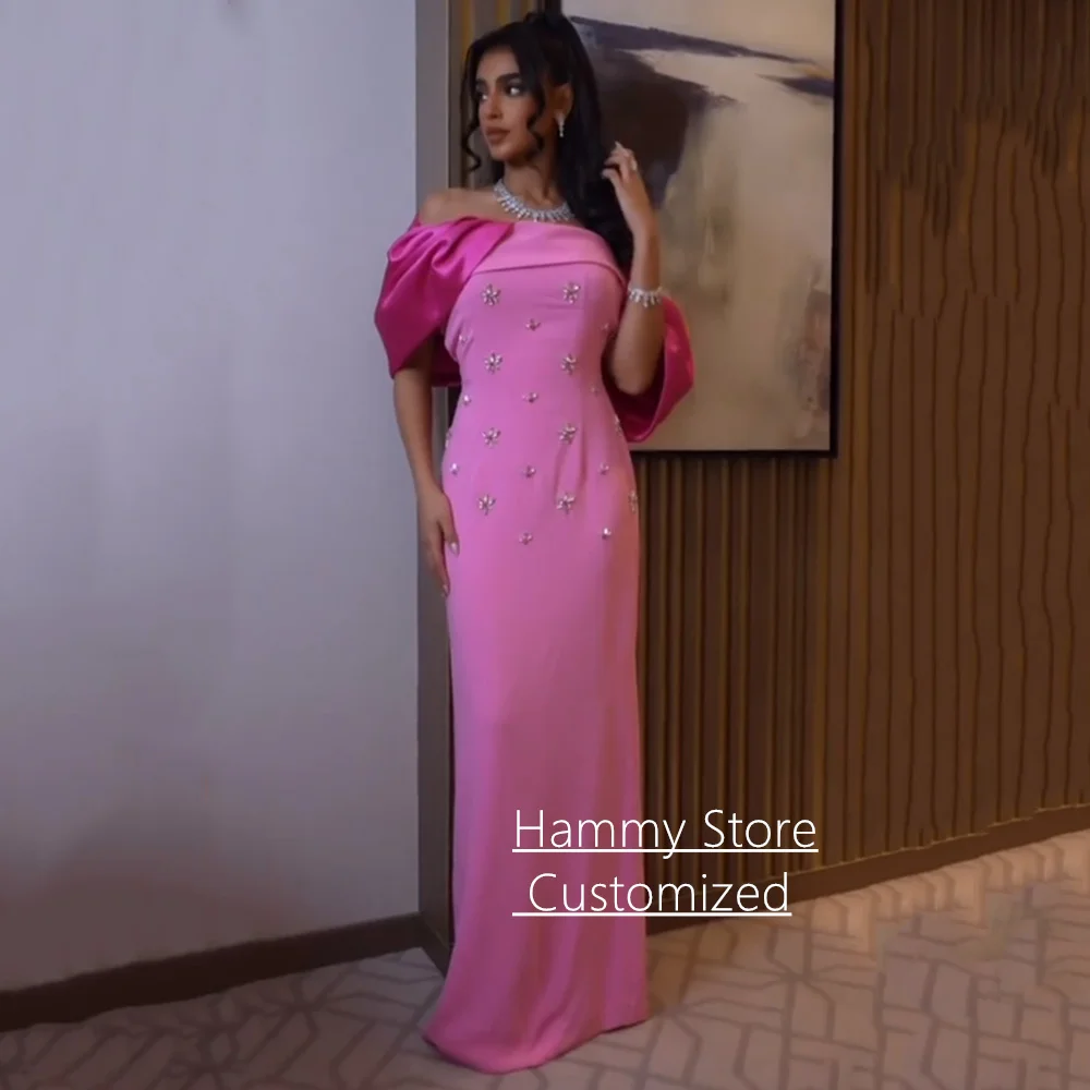 Cheap Arabic Evening Dress فساتين سهرة Customized Off Shoulder Strapless Crystal Formal Prom Gown Saudi Party Dresses
Cheap Arabic Evening Dress فساتين سهرة Customized Off Shoulder Strapless Crystal Formal Prom Gown Saudi Party Dresses