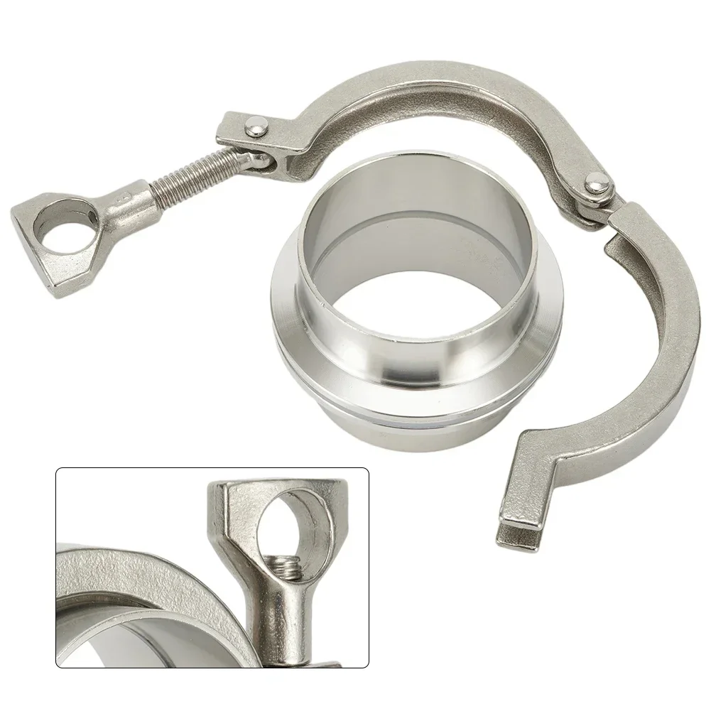 Sanitary Pipe Tri-Clamp Ferrule Weld Set PTFE Gasket Silver Stainless Steel Accessory Ferrule 2" OD Set High Quality Hot
Sanitary Pipe Tri-Clamp Ferrule Weld Set PTFE Gasket Silver Stainless Steel Accessory Ferrule 2" OD Set High Quality Hot