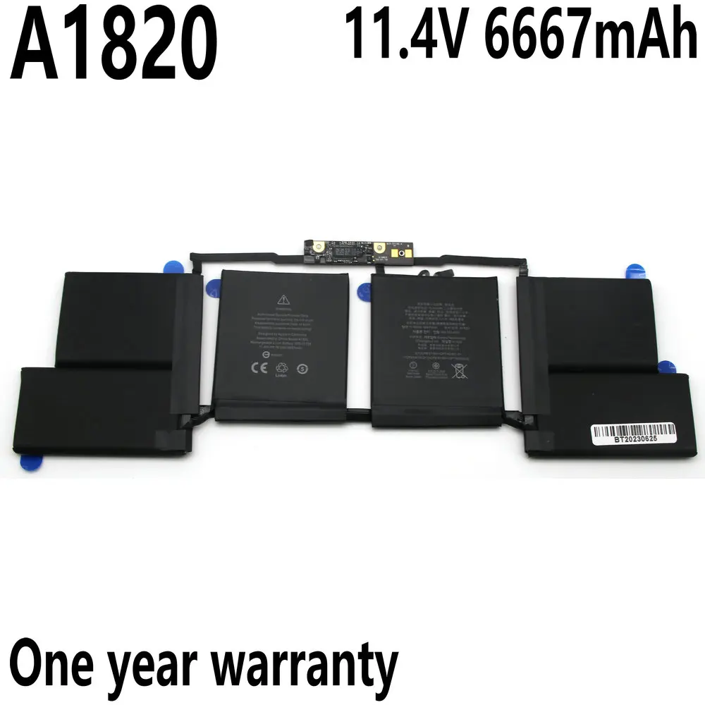 New A1820 Laptop Battery For APPLE MACBOOK PRO 15" A1707 2016 2017 Year 11.4V 6667mAh
New A1820 Laptop Battery For APPLE MACBOOK PRO 15" A1707 2016 2017 Year 11.4V 6667mAh