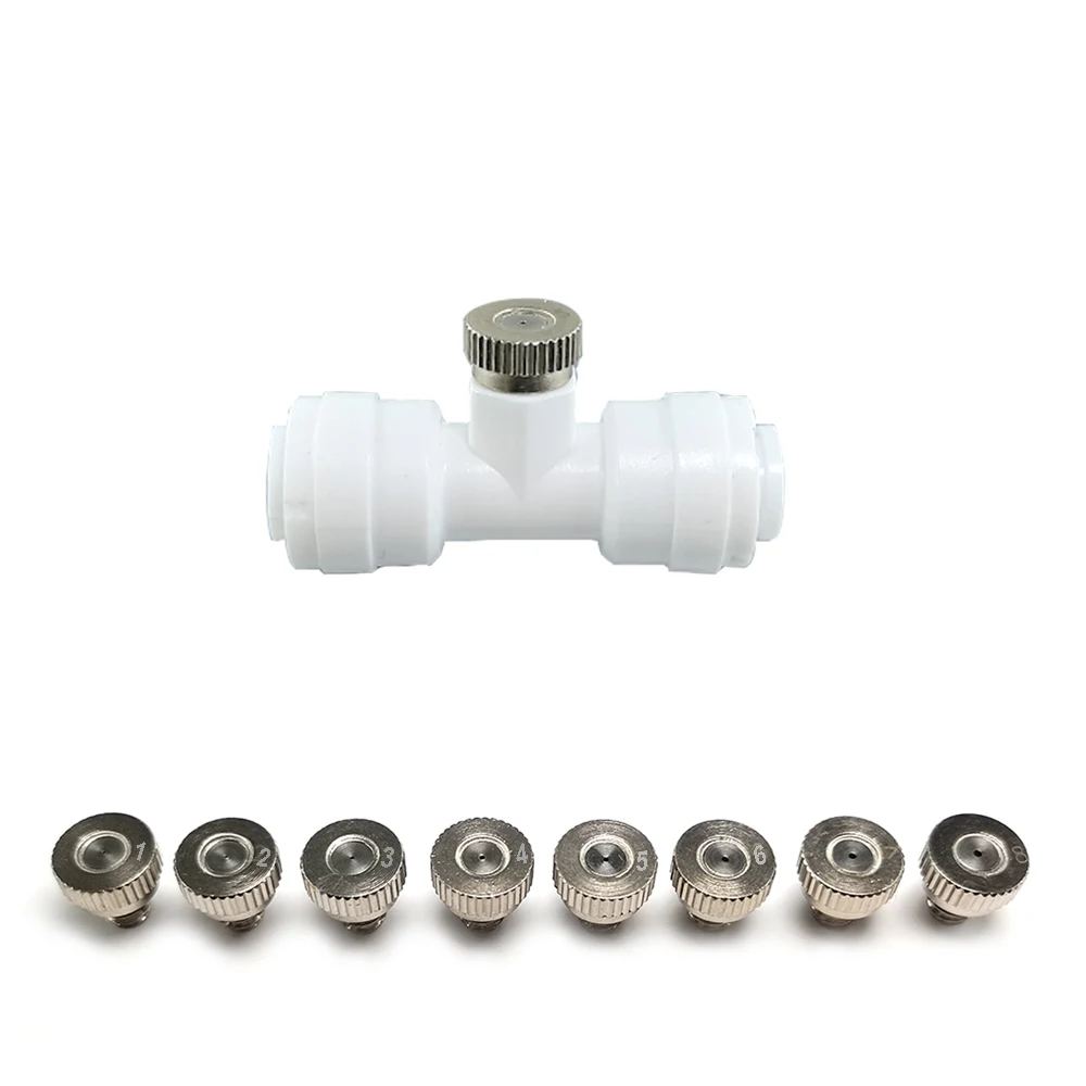 DIY misting kits 12pcs brass nozzles+10pcs nozzle black/white holder +1pc end plug for misting cooling system Irrigation Kit
DIY misting kits 12pcs brass nozzles+10pcs nozzle black/white holder +1pc end plug for misting cooling system Irrigation Kit
