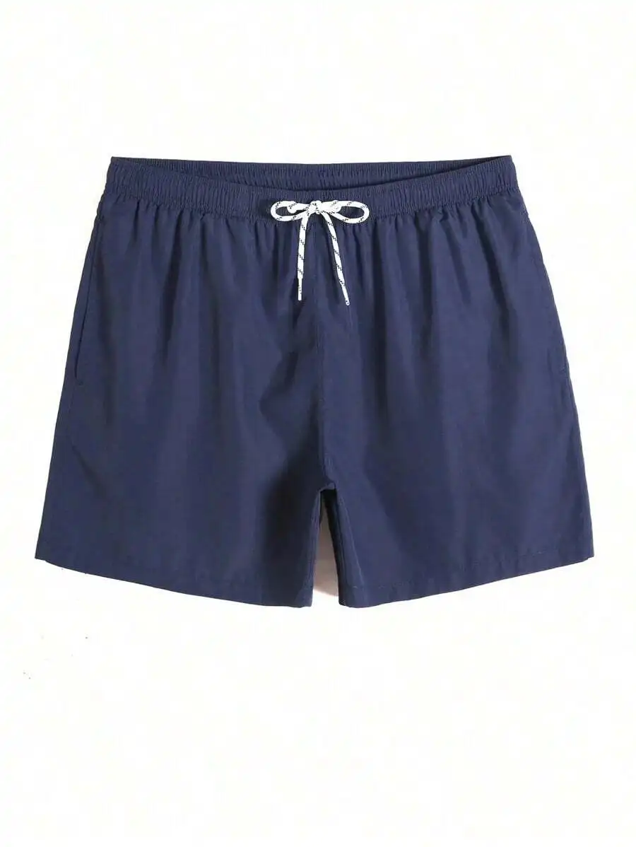 Mens Beach Shorts With Drawstring Waist Casual Swim Trunks
Mens Beach Shorts With Drawstring Waist Casual Swim Trunks
