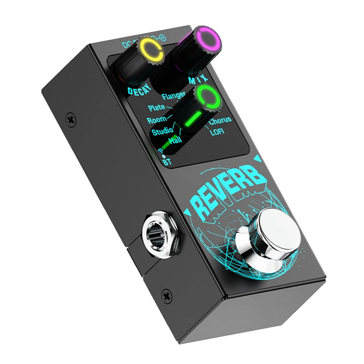 BABQ New Bluetooth 5.4 Effector Guitar Reverb Effector Single-Block Reverb Effector Reverb Colorful Visual Light
BABQ New Bluetooth 5.4 Effector Guitar Reverb Effector Single-Block Reverb Effector Reverb Colorful Visual Light