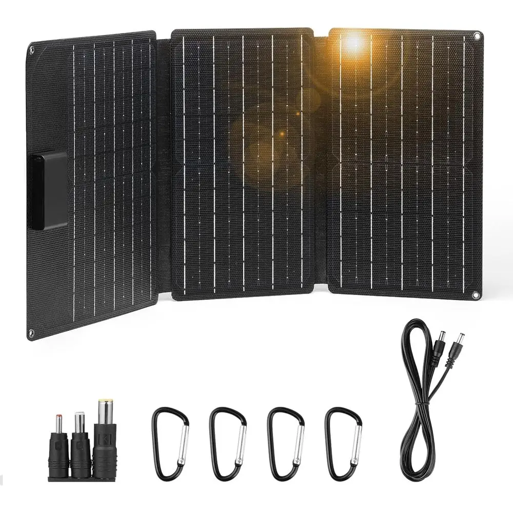 30W Portable Solar Panel with QC3.0, Type-C, and DC 18V for Fast Charging Batteries and Outdoor Adventures
30W Portable Solar Panel with QC3.0, Type-C, and DC 18V for Fast Charging Batteries and Outdoor Adventures