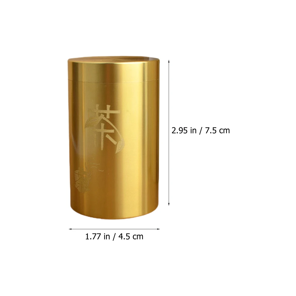 1pcs Premium Brass Tea Canister Kitchen Storage Container For Loose Leaf Tea Airtight Spice Sugar Coffee Jar Home Office Decor
1pcs Premium Brass Tea Canister Kitchen Storage Container For Loose Leaf Tea Airtight Spice Sugar Coffee Jar Home Office Decor