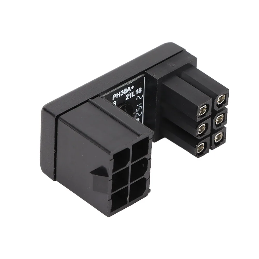 2PCS 180 Degree 6 Pin Female To 6pin Male Adapter PH36A+ Welded Firmly Graphics Card Adapter Angled Power Adapter Desktop PC GPU
2PCS 180 Degree 6 Pin Female To 6pin Male Adapter PH36A+ Welded Firmly Graphics Card Adapter Angled Power Adapter Desktop PC GPU