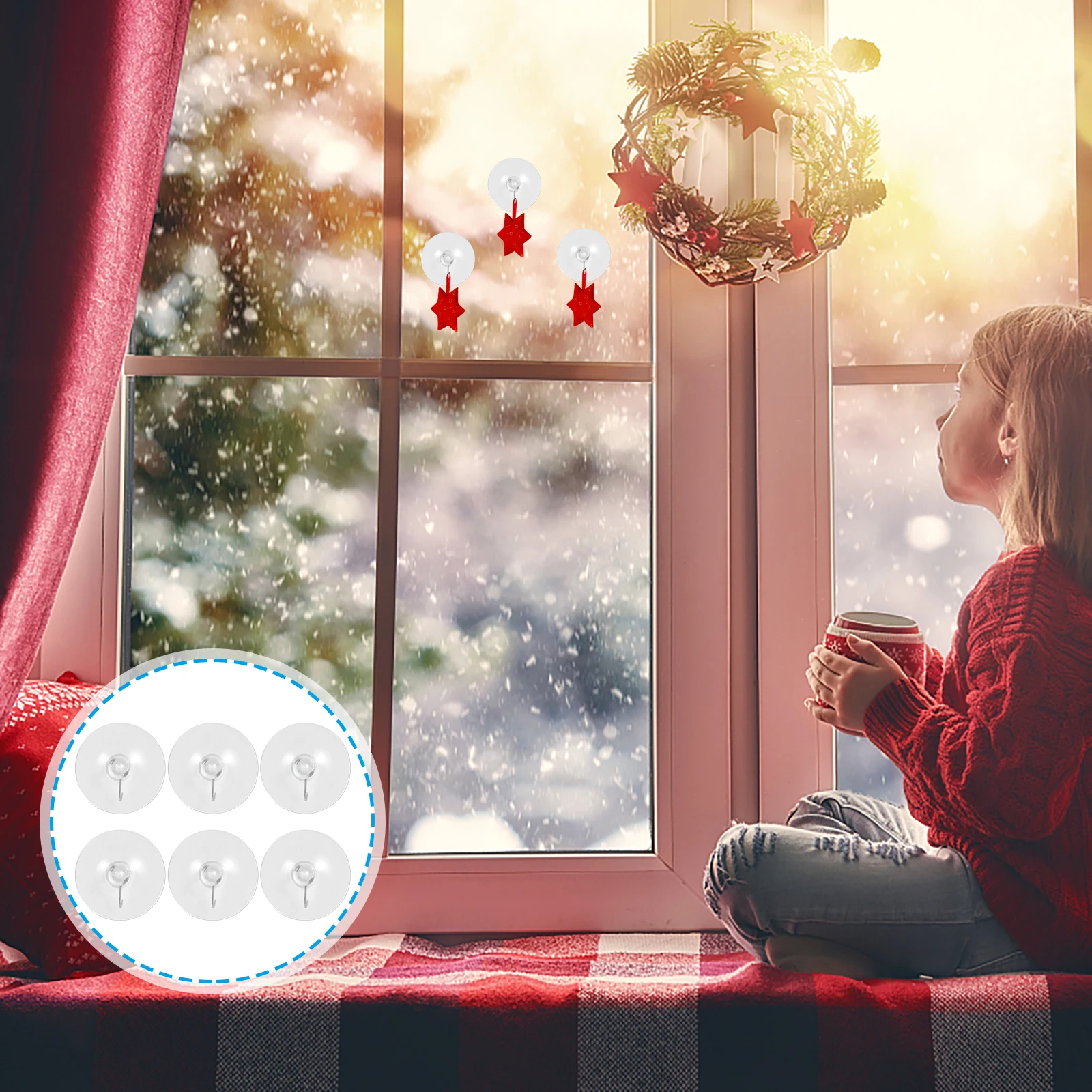 12 Pcs Suction Cup Hook Hooks Self-adhesive No Drill Household Assorted Color Pvc
12 Pcs Suction Cup Hook Hooks Self-adhesive No Drill Household Assorted Color Pvc