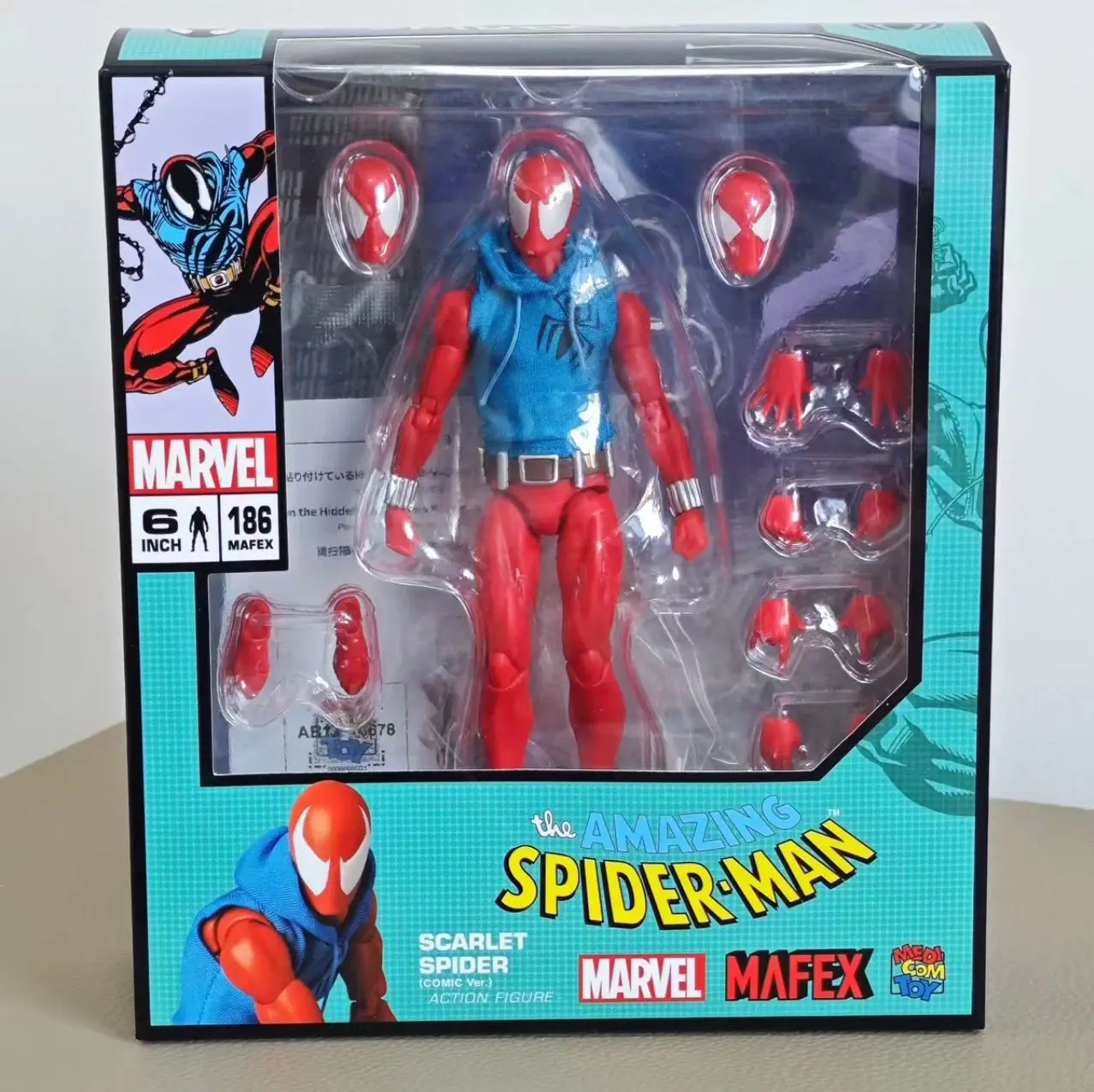 100% Original MAFEX 186 MAFEX SCARLET SPIDER COMIC Ver Spider man In Stock Anime Action Collection Figures Model Toys
100% Original MAFEX 186 MAFEX SCARLET SPIDER COMIC Ver Spider man In Stock Anime Action Collection Figures Model Toys