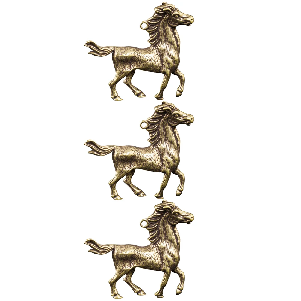 3 Pcs Horse Keychain Horse Pendant Golden DIY Pendant Necklace Charm Animal Jewelry Accessories Bracelet nament
3 Pcs Horse Keychain Horse Pendant Golden DIY Pendant Necklace Charm Animal Jewelry Accessories Bracelet nament