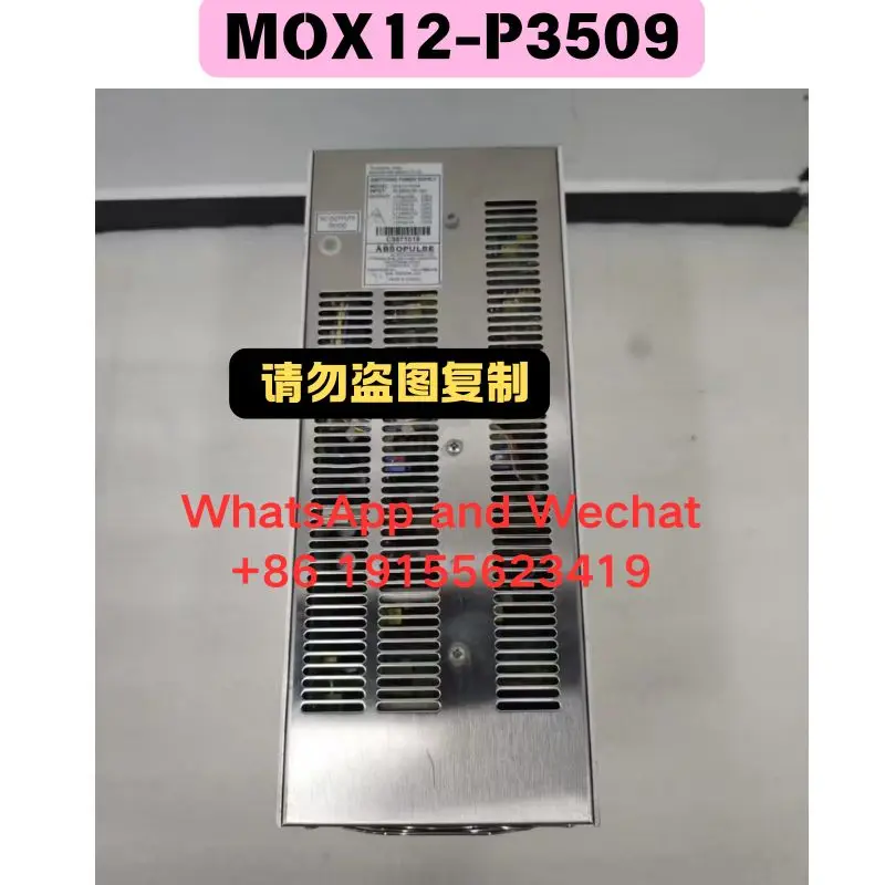 Used AB High Voltage Inverter Power Supply MOX12-P3509 80026-173-23 Functional test OK
Used AB High Voltage Inverter Power Supply MOX12-P3509 80026-173-23 Functional test OK