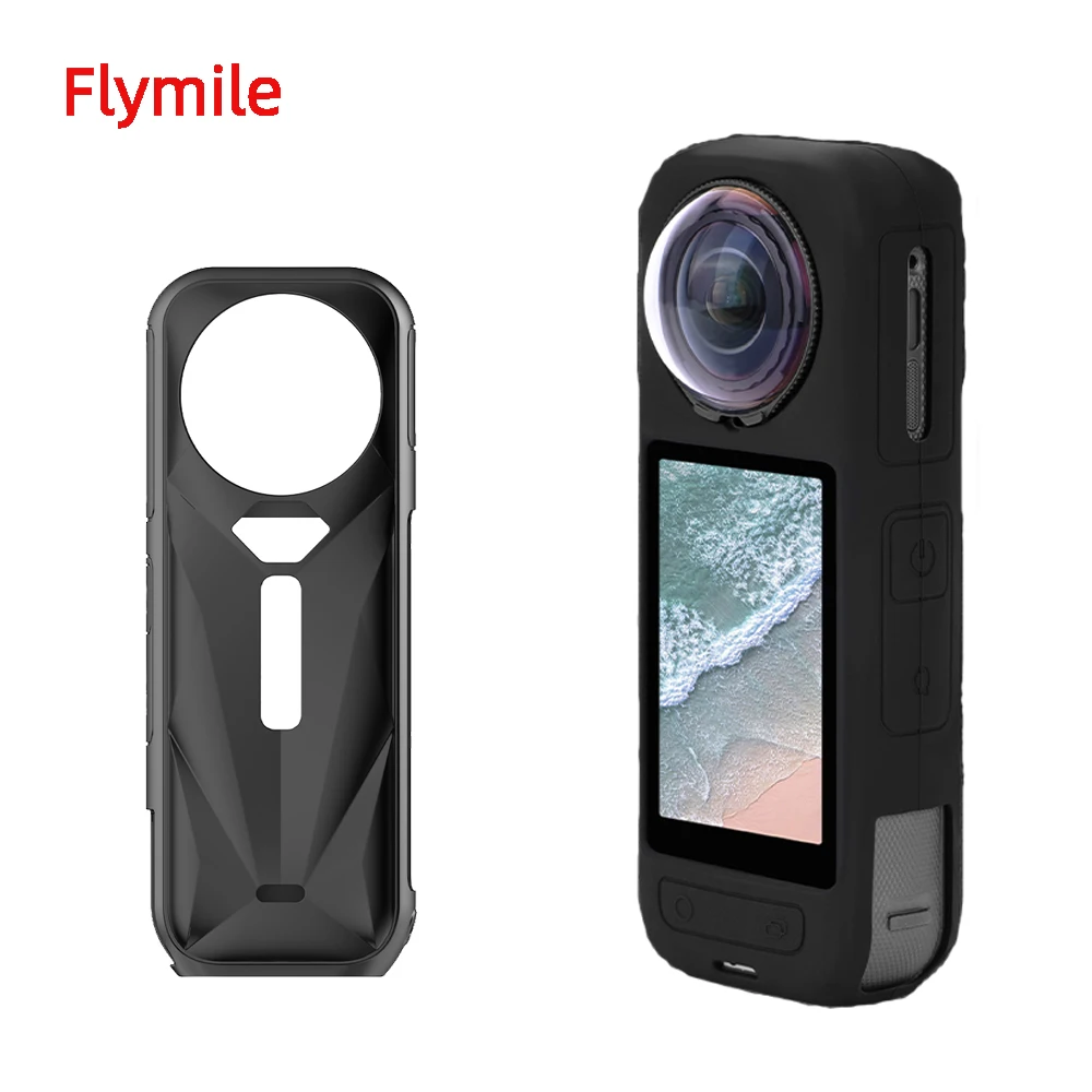 Flymile Silicone Case for Insta360 X5 Anti-Scratch Protective Full Cover Shell Waterproof Dustproof Panoramic Camera Accessories
Flymile Silicone Case for Insta360 X5 Anti-Scratch Protective Full Cover Shell Waterproof Dustproof Panoramic Camera Accessories