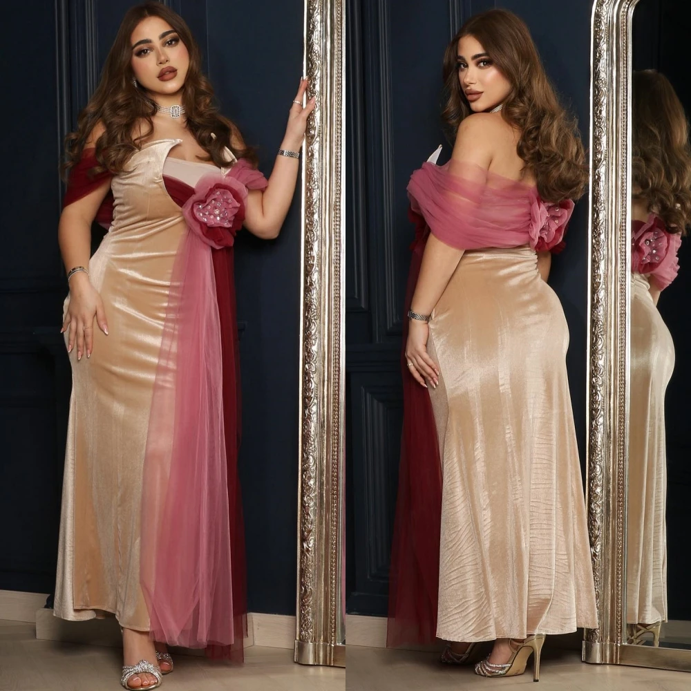 Jiayigong Velour Flower Christmas Trumpet Off-the-shoulder Bespoke Occasion Gown Midi Dresses Saudi Arabia
Jiayigong Velour Flower Christmas Trumpet Off-the-shoulder Bespoke Occasion Gown Midi Dresses Saudi Arabia