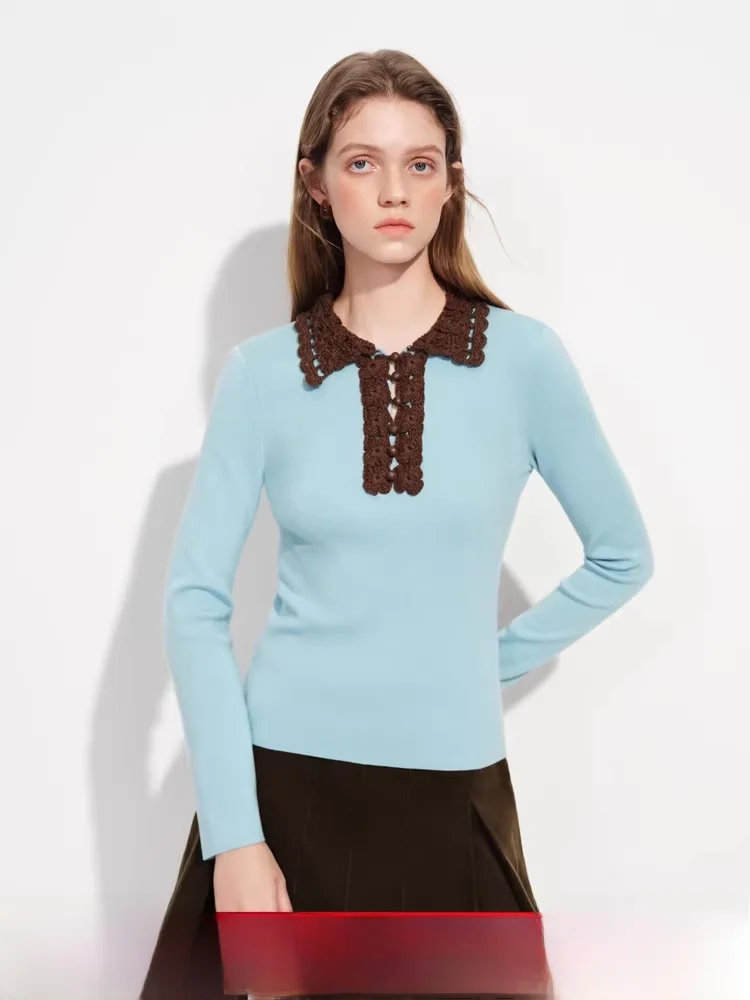 Fansi Lanen Women's Knitted Ne Sweater Long Sve Color Blo Wool Blend Soft Comfortable Spring New Sle 2026
Fansi Lanen Women's Knitted Ne Sweater Long Sve Color Blo Wool Blend Soft Comfortable Spring New Sle 2026