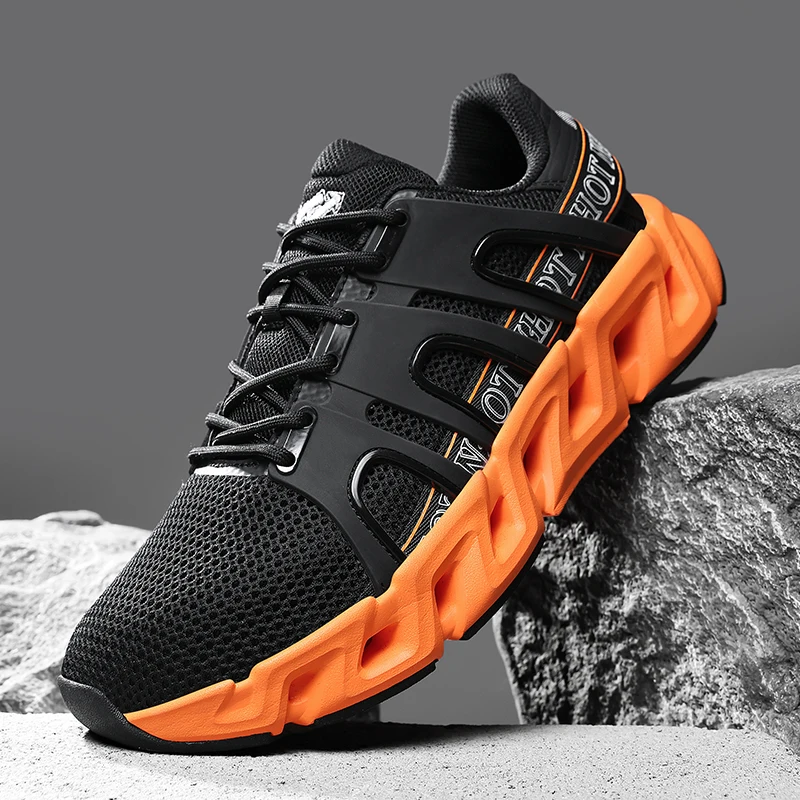 Мужские кроссовки для бега, нескользящие, класса люкс, с амортизацией, дышащие, для соревнований, уличные, тренировочные, парные, сетчатые, внедорожные.
Мужские кроссовки для бега, нескользящие, класса люкс, с амортизацией, дышащие, для соревнований, уличные, тренировочные, парные, сетчатые, внедорожные.