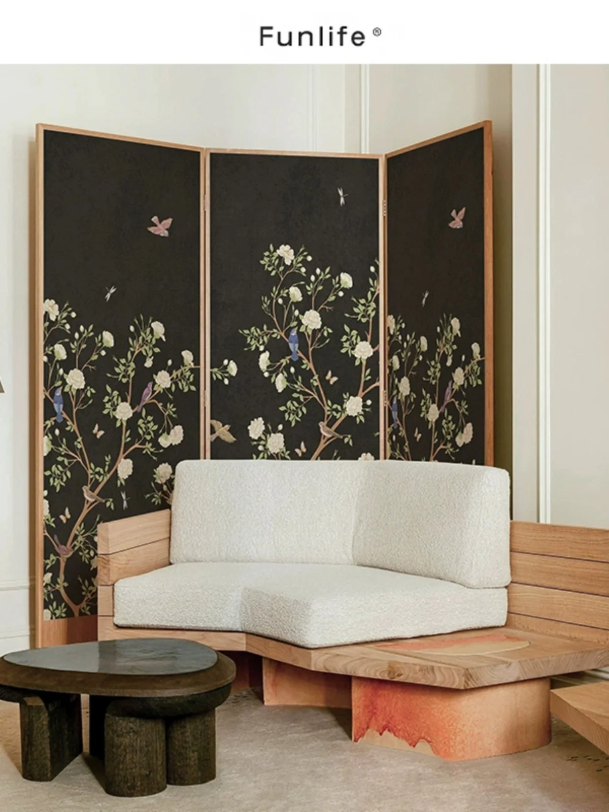 Funlife Chinoiserie Living Room Screen Wall Stickers Floral And Bird Decorative Paper French Style Home Decoration PVC Material
Funlife Chinoiserie Living Room Screen Wall Stickers Floral And Bird Decorative Paper French Style Home Decoration PVC Material