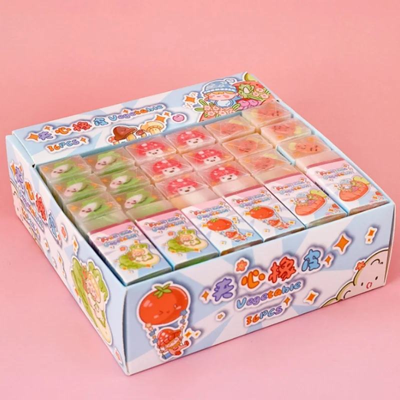 36pcs/lot Kawaii Vegetable Eraser Cute Writing Drawing Rubber Pencil Erasers Stationery Kids Gifts
36pcs/lot Kawaii Vegetable Eraser Cute Writing Drawing Rubber Pencil Erasers Stationery Kids Gifts