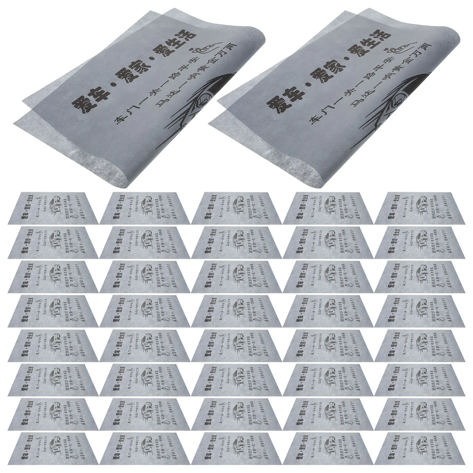 50pcs Non-woven Car Floor Mats Disposable Foot Pads Grey SUV Truck Automotive Carpet Protector Dust-proof Foot Paper
50pcs Non-woven Car Floor Mats Disposable Foot Pads Grey SUV Truck Automotive Carpet Protector Dust-proof Foot Paper