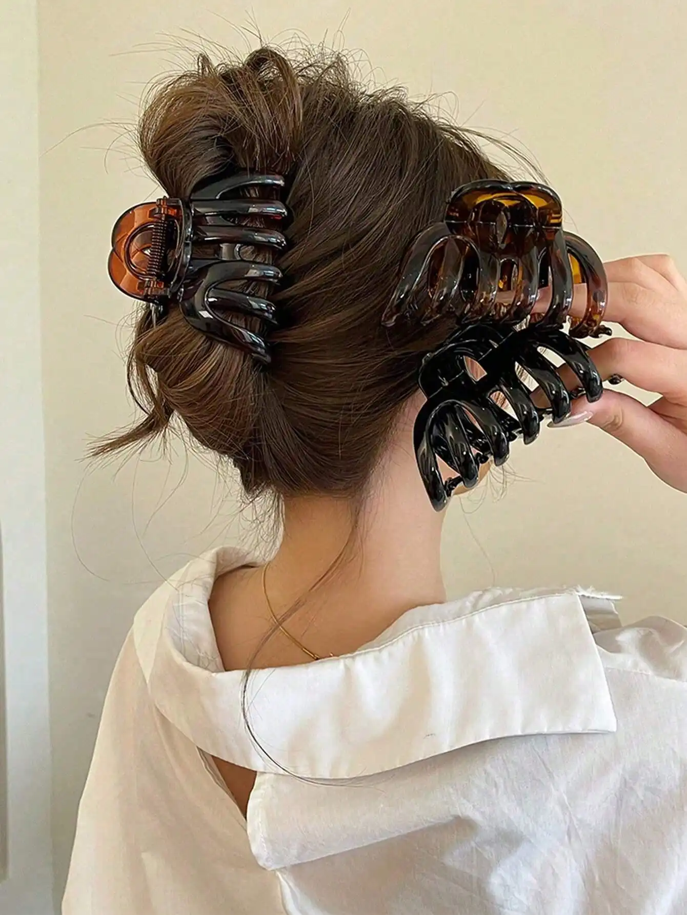 3pcs French Premium Hair Grip Clip Women's Super Large Quantity Multi Hair Clip Elegant Back Head Hair Clip Headpiece Hair Claw Hair Clips Hair Jaw Clip Hair Clamps Hair Clutch Hair Claw Clip, Claw Clip Fall Winter Hair Accessories For Women For Vacation
3pcs French Premium Hair Grip Clip Women's Super Large Quantity Multi Hair Clip Elegant Back Head Hair Clip Headpiece Hair Claw Hair Clips Hair Jaw Clip Hair Clamps Hair Clutch Hair Claw Clip, Claw Clip Fall Winter Hair Accessories For Women For Vacation